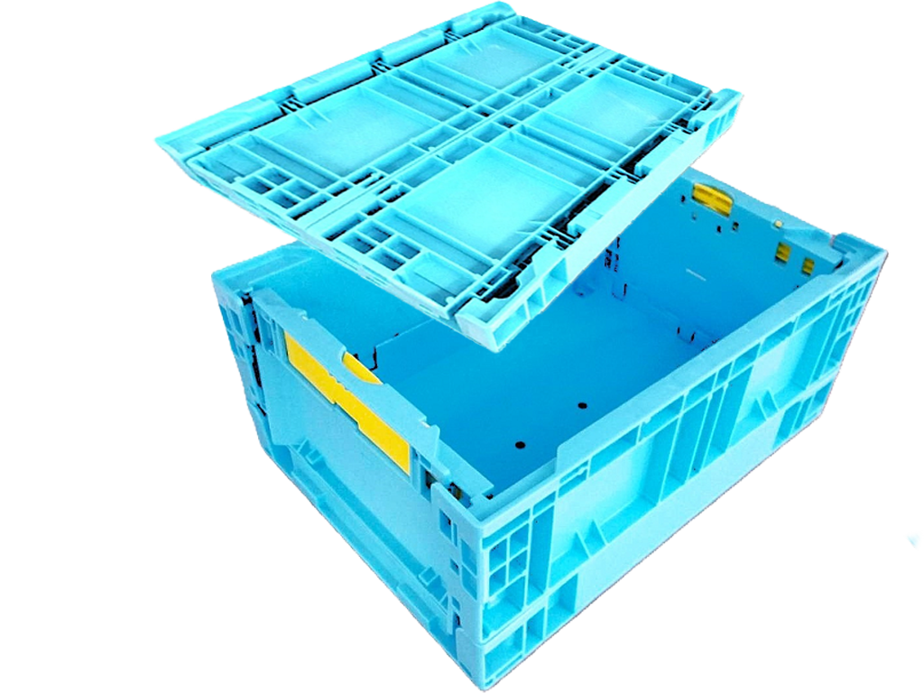 Folding container box